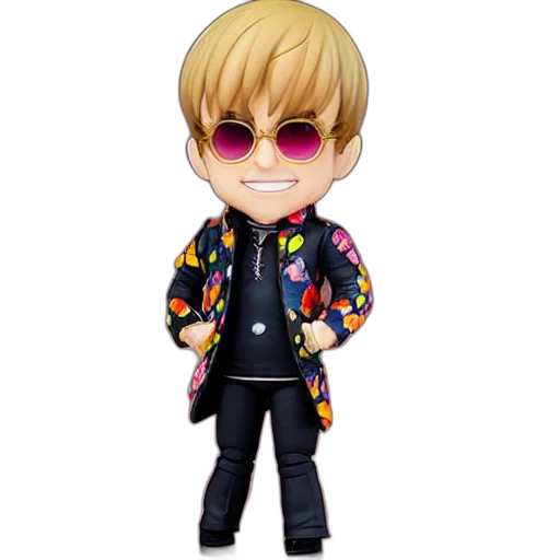 jacket, cartoon, 3d render, pixel art transparent PNG cut-out