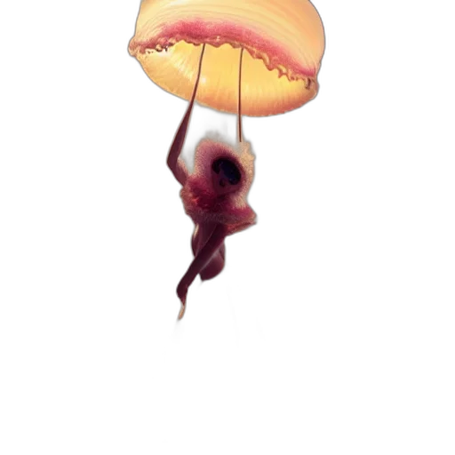 umbrella, creature, hat, staff, concept art, watercolor, pixel art, fantasy art transparent PNG cut-out