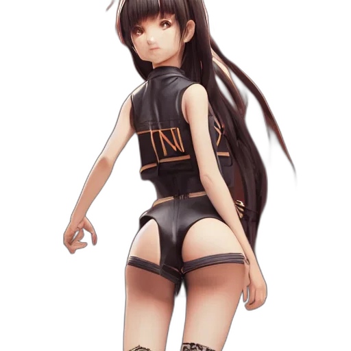 dress, staff, concept art, fantasy art, 3d render, anime, dark, worksafe transparent PNG cut-out