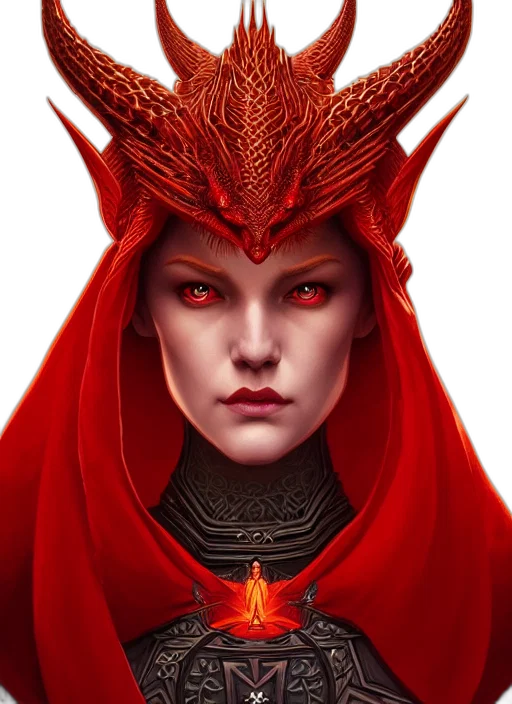 face, crown, mask, dragon, fantasy art, concept art, pixel art, photorealistic transparent PNG cut-out