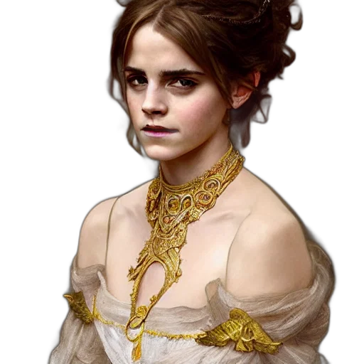 dress, jewelry, crown, face transparent PNG cut-out