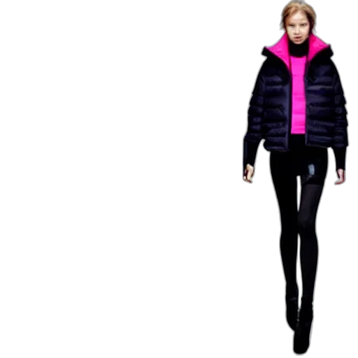 jacket, concept art, neon, dark transparent PNG cut-out