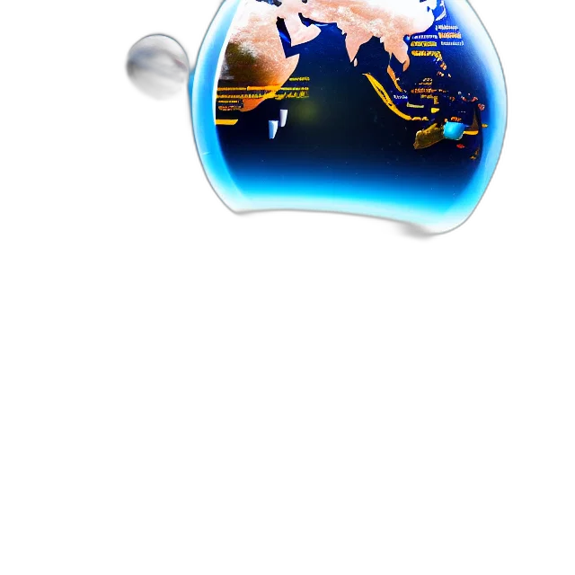 vaporwave, 3d render, cyberpunk, futuristic, space, station, earth, background transparent PNG cut-out