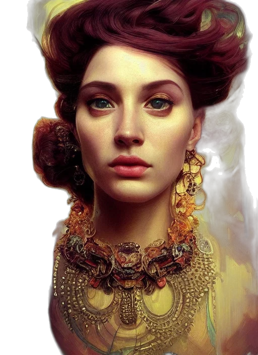 jewelry, crown, face, dress transparent PNG cut-out