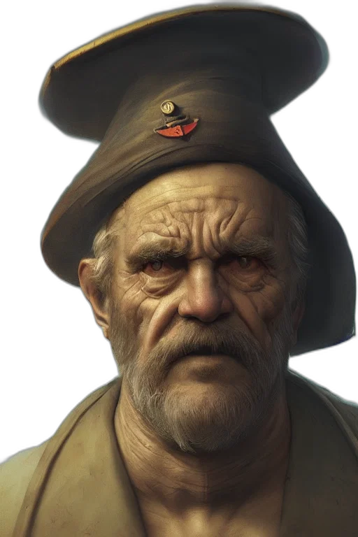 hat, face, staff, weapon transparent PNG cut-out