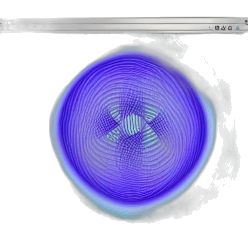 weapon, 3d render, vaporwave, blue, mathematica, generated, function transparent PNG cut-out
