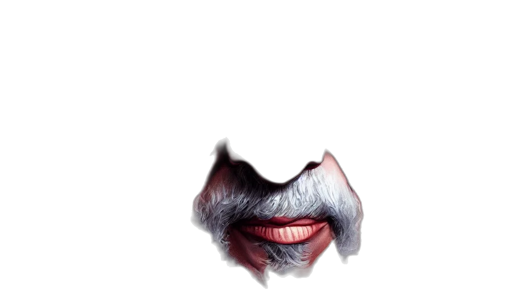 face, mask, hair, creature transparent PNG cut-out