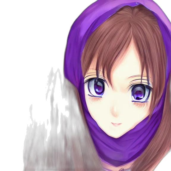 face, mask, flower, anime transparent PNG cut-out