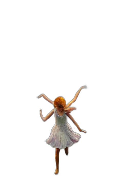 dress, creature, hair, robot transparent PNG cut-out
