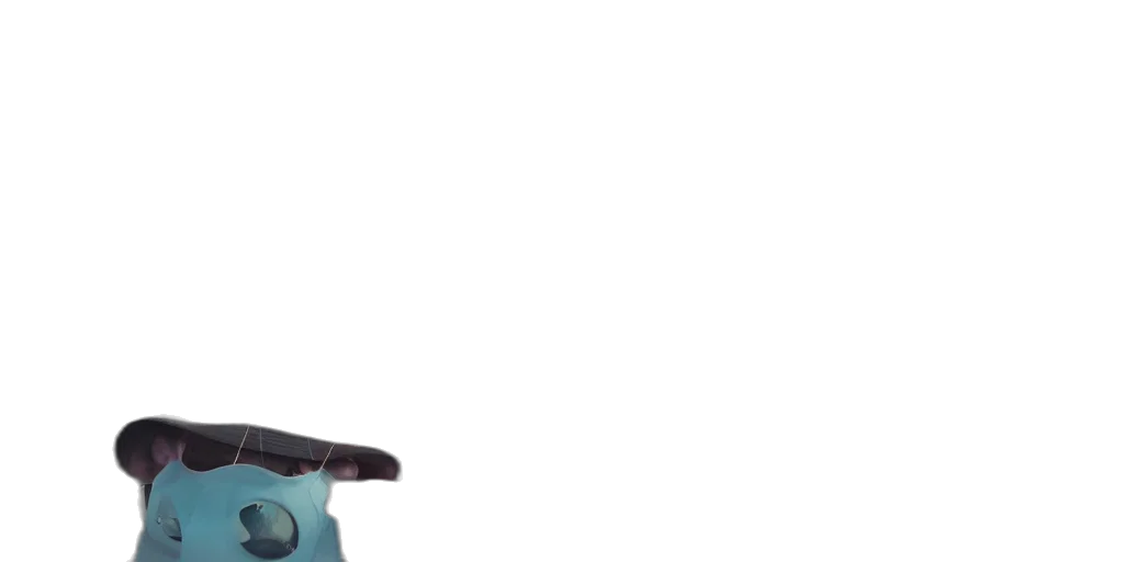 staff, robot, hat, weapon transparent PNG cut-out