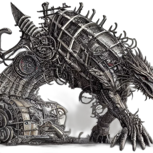 dragon, creature, animal, weapon transparent PNG cut-out