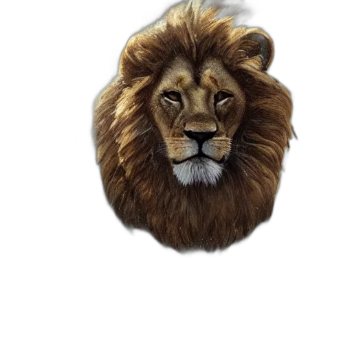 crown, animal, face, hair, photorealistic, fantasy art, concept art, watercolor transparent PNG cut-out