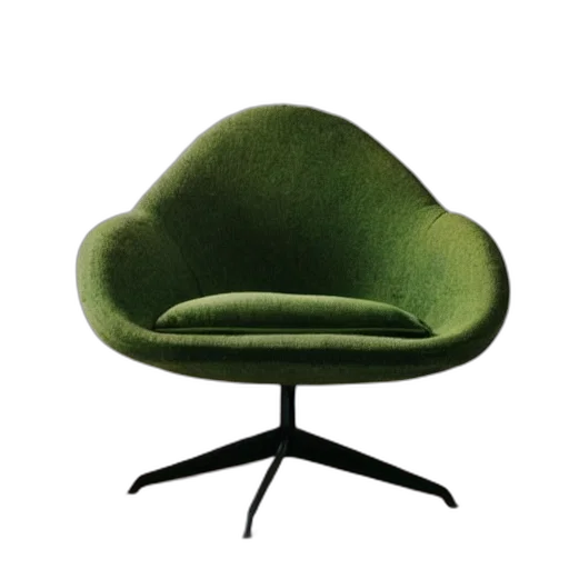furniture, hat, crown, hair, 3d render, photorealistic, green, avocado transparent PNG cut-out