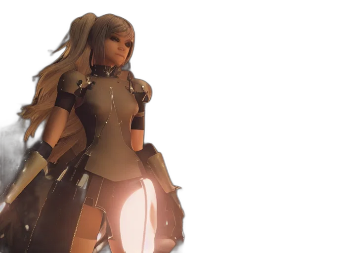 weapon, staff, sword, robot, concept art, 3d render, fantasy art, anime transparent PNG cut-out