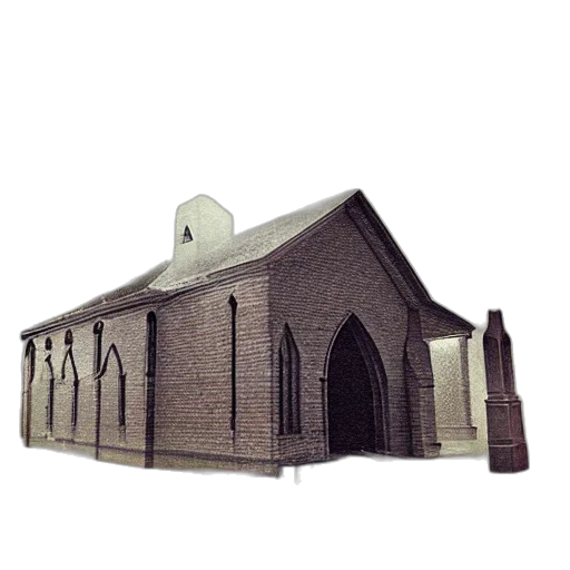 building, crown, 3d render, concept art, photorealistic, pixel art, city street, funeral transparent PNG cut-out