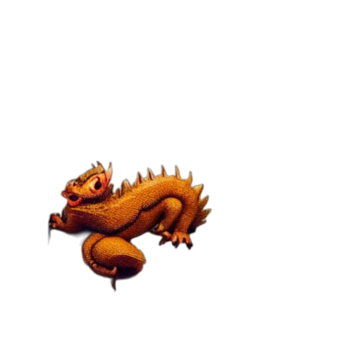 dragon, creature, animal, staff, pixel art, concept art, fantasy art, 3d render transparent PNG cut-out