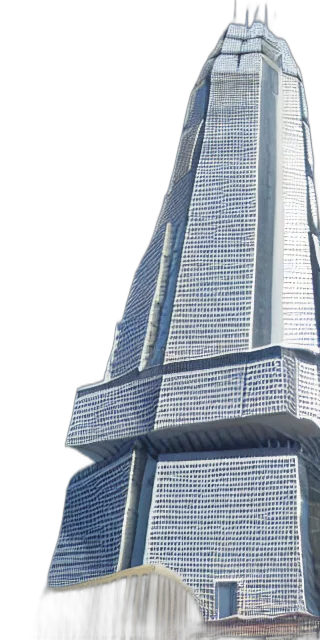 building, sword, weapon, 3d render, photorealistic, concept art, cyberpunk, giant transparent PNG cut-out
