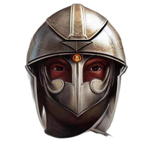 mask, face, sword, crown, concept art, fantasy art, photorealistic, 3d render transparent PNG cut-out