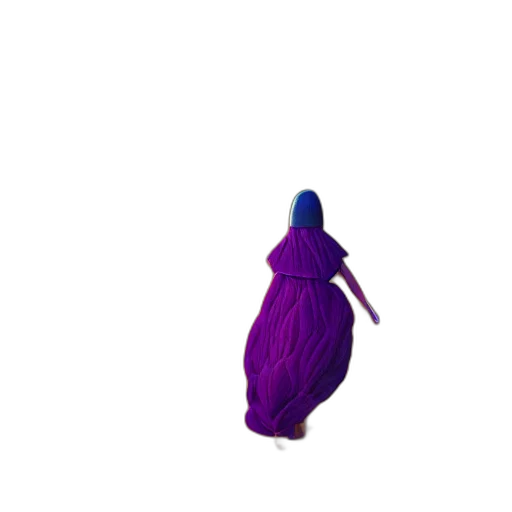 dress, creature, animal, hair, 3d render, concept art, pixel art, vaporwave transparent PNG cut-out