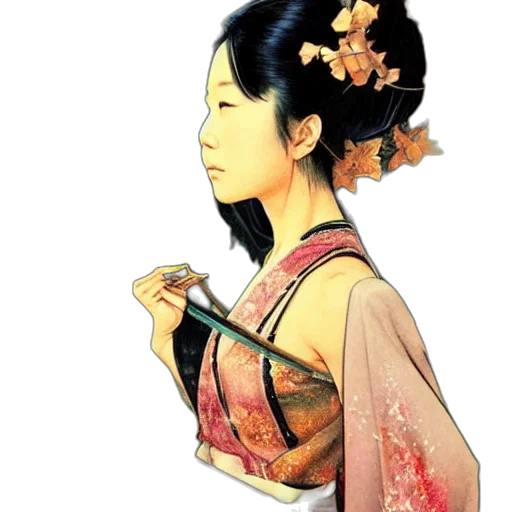 dress, staff, jewelry, weapon transparent PNG cut-out