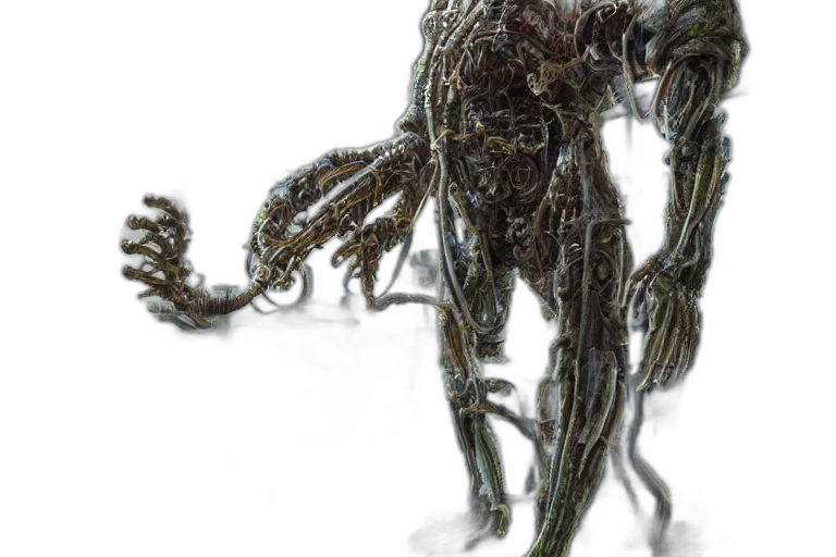 creature, robot, hair, animal transparent PNG cut-out