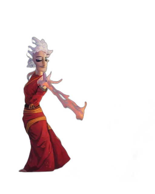 staff, dragon, dress, weapon, concept art, fantasy art, 3d render, pixel art transparent PNG cut-out