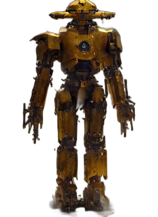 robot, weapon, staff, concept art transparent PNG cut-out