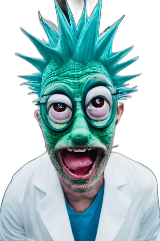 mask, creature, staff, face transparent PNG cut-out