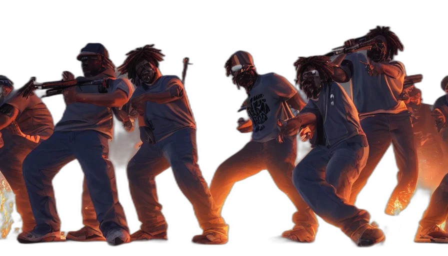 concept art, comic book art, 3d render, cyberpunk transparent PNG cut-out