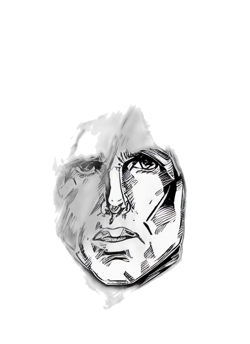 face, mask, hair, crown transparent PNG cut-out