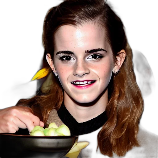 food, photorealistic, cartoon, emma transparent PNG cut-out