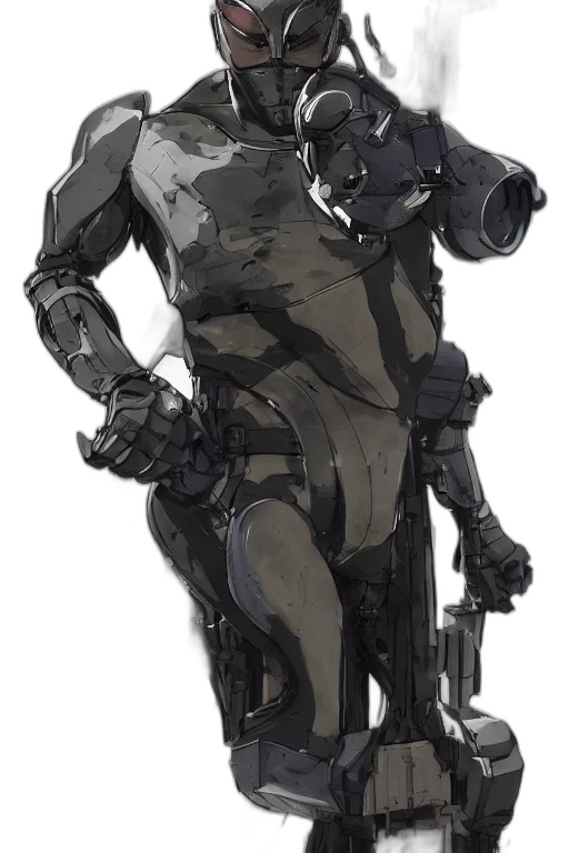 robot, weapon, mask, creature transparent PNG cut-out