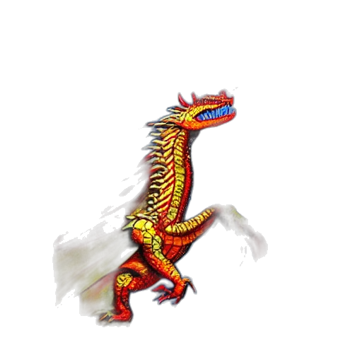 dragon, animal, creature, staff, pixel art, fantasy art, concept art, 3d render transparent PNG cut-out