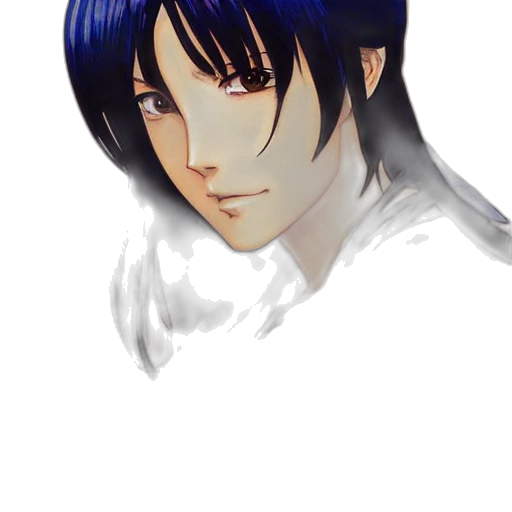 face, anime, photorealistic, watercolor transparent PNG cut-out