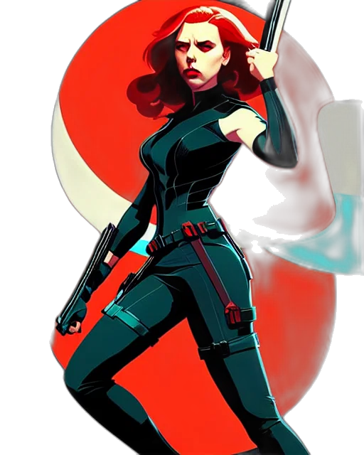 comic book art, concept art, pixel art, cartoon, outer space, red, dark, rafael transparent PNG cut-out