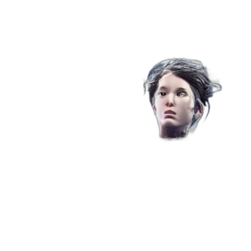 face, hair, crown, mask transparent PNG cut-out