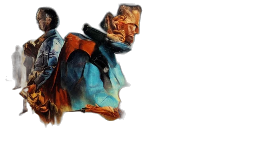mask, jacket, dragon, face, concept art, watercolor, 3d render, fantasy art transparent PNG cut-out