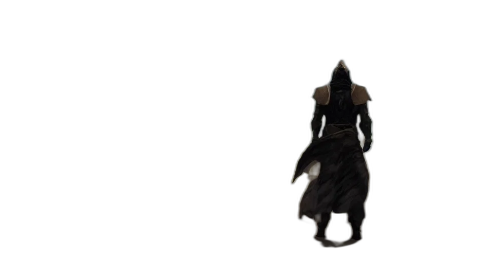 dress, staff, hat, dragon transparent PNG cut-out