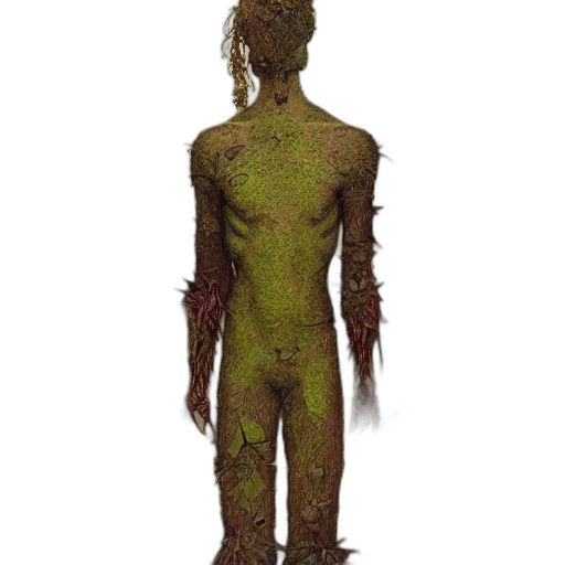 creature, staff, animal, dress transparent PNG cut-out