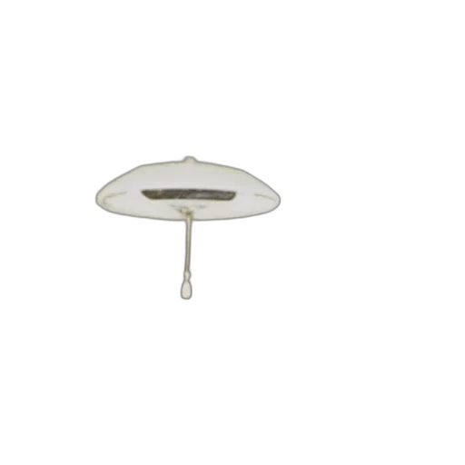 umbrella, jewelry, furniture, hat, 3d render, aged, polaroid, photo transparent PNG cut-out