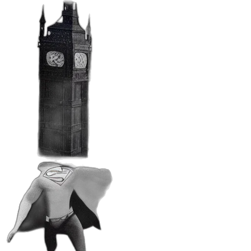 building, weapon, umbrella, robot, concept art, 3d render, comic book art, cartoon transparent PNG cut-out