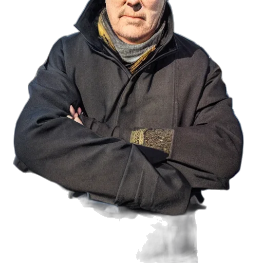 jacket, face, staff, mask, photorealistic, 3d render, concept art, oil painting transparent PNG cut-out