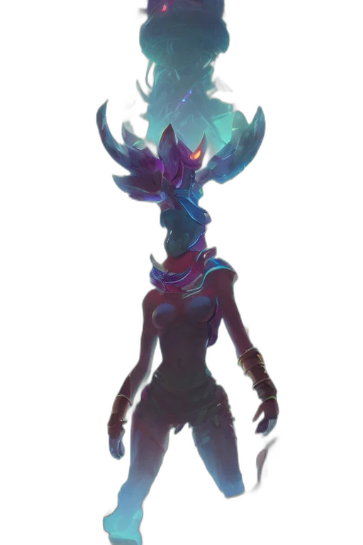 staff, mask, creature, crown transparent PNG cut-out