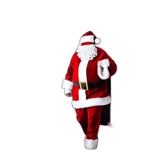 santa, claus, arriving, house transparent PNG cut-out