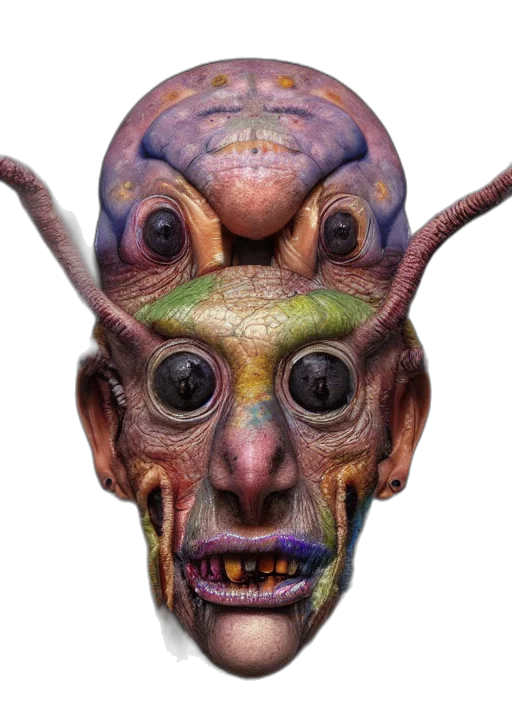 mask, face, creature, robot transparent PNG cut-out