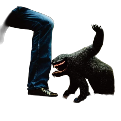 creature, animal, shoes, hair, concept art, 3d render, photo, human transparent PNG cut-out