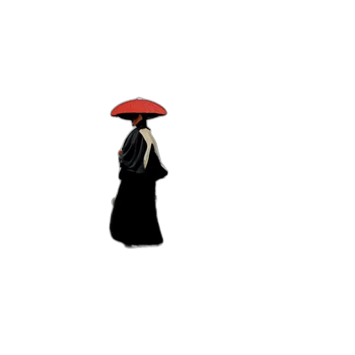 umbrella, hat, staff, dress, pixel art, concept art, 3d render, photorealistic transparent PNG cut-out