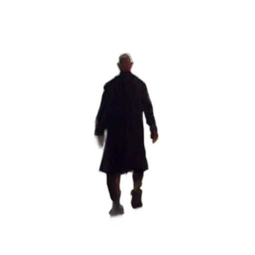 jacket, staff, hat, creature, concept art, 3d render, cyberpunk, pixel art transparent PNG cut-out