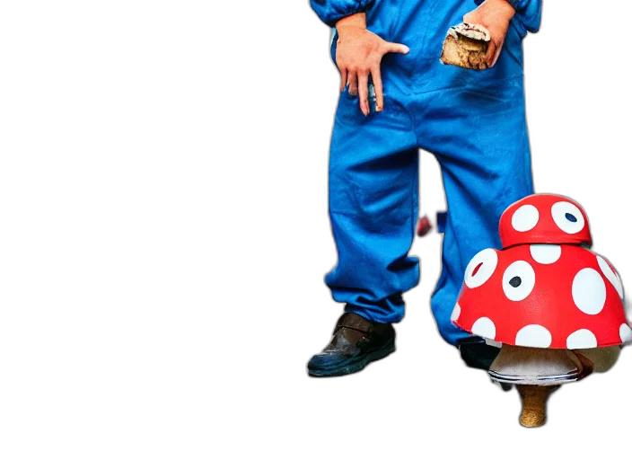 robot, staff, shoes, jacket transparent PNG cut-out