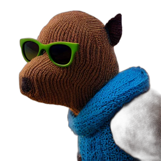 mask, jacket, animal, staff transparent PNG cut-out